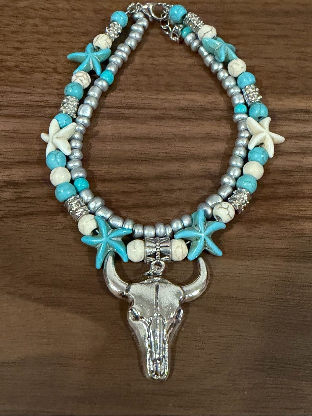 Turquoise Bull Bracelet Southwestern jewelry